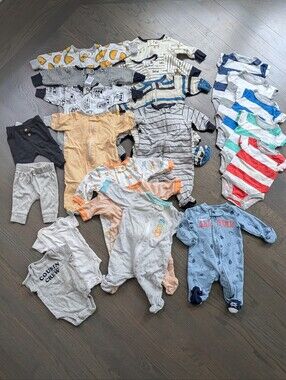 BUNDLE Baby Boys Newborn Outfits, 21-Pieces